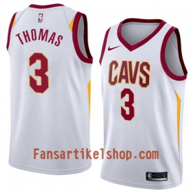 NBA Cleveland Cavaliers Trikot Isaiah Thomas 3 Nike 2017-18 Weiß Swingman - Herren